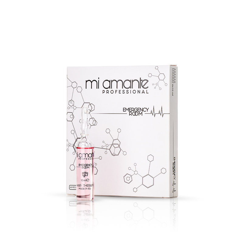 Mi Amante Emergency Room Repair Ampoules for Treated Hair 6x10 ml.